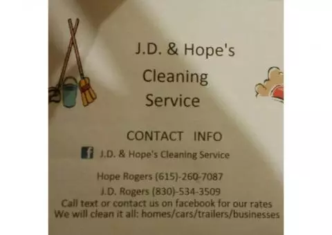 Jd & Hope's Cleaning Service's