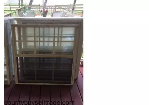 36"x36" Divided Light Window (9 Dividers, Single Hung)